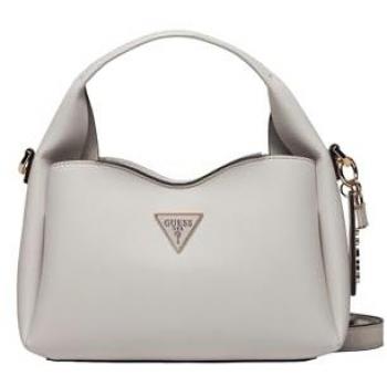 Guess Iwona Top Zip Crossbody Handbag - Elegant White Tote