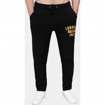Lonsdale Boxing Methilhill Men's Sweatpants - Black/Yellow Joggers