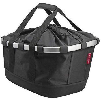 KlickFix Bikebasket GT Cesta para Bicicleta, Unisex Adulto, Negro, Maße: 33 x 27 x 42 cm