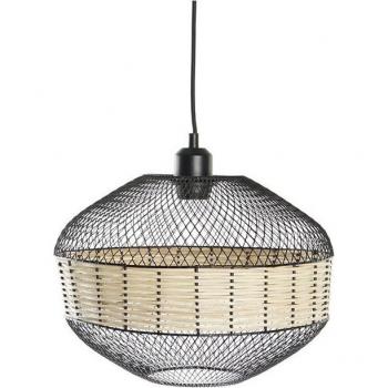 Lámpara de Techo DKD Home Decor Negro Marrón 220 V 50 W (31 x 31 x 27 cm)