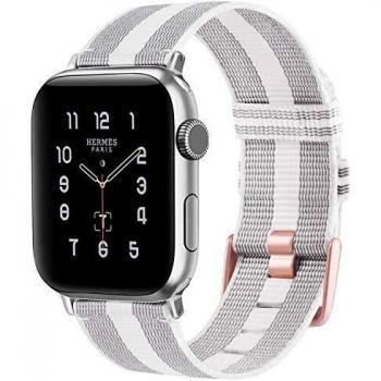 Oumida Correa Compatible con Apple Watch 38mm 40mm 42mm 44mm,Correa Tejida de Repuesto,Pulseras de Repuesto Nylon Tejida para iWatch Series 6 5 4 3 2 1