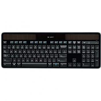 Logitech Teclado solar inalámbrico K750 Disposición suiza QWERTY - Negro
