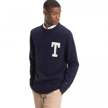 Tommy Hilfiger Jersey Universitario Marino L