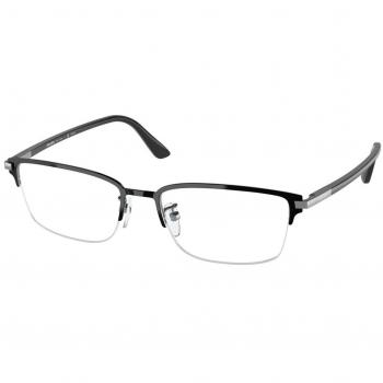 Prada PR 53YVD Asian Fit M4Y1O1 Gafas Recetadas para Hombre Negras