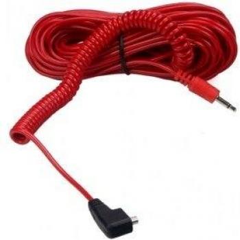 Kaiser Fototechnik 1409 - Cable de conexión y sincronización para Flash, Rojo