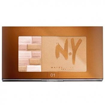Bronceador Maybelline Facestudio My Bricks 01 Rubias - Poudre Bronzante Iluminadora para el Rostro