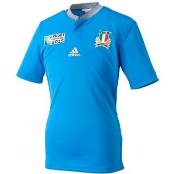 adidas RWC I H JSY - Camiseta para hombre, color azul / blanco, talla XL