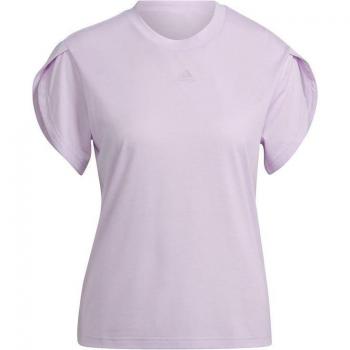 Adidas Camiseta de Manga Corta Mujer Adidas trainning Floral Lila