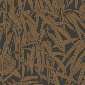 Papel Pintado Vinílico Botánico Floral Marrón Pietro Amalfi Saint Honore