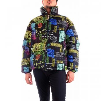Versace Jeans E5GUB9A025083 Abrigo para Hombre Negro 50