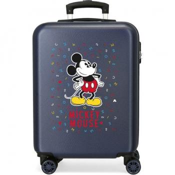 Maleta de cabina infantil Disney Mickey Letras rígida con capacidad de 34L