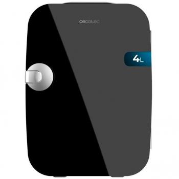 Cecotec MiniCooling Río Black Mini Nevera Portátil 4L Funcionamiento Dual 12V/220V Compatible con Coches y Caravanas