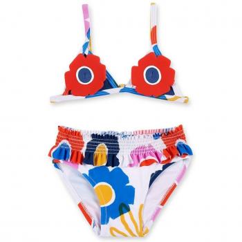 Bikini de niña Tuc Tuc estampado con apliques 3D Salty Air