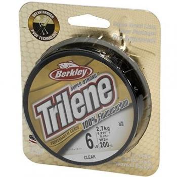 Berkley Trilene Fluorocarbon 100%, Unisex, Transparente, 13lb | 5.9kg| 55yd | 50m