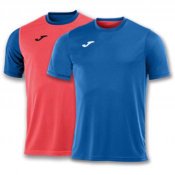 Joma Combi Camisetas Equip. M/c, Hombre, Royal-Naranja, XL