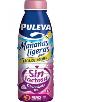 Leche Desnatada Sin Lactosa Puleva Botella 1L