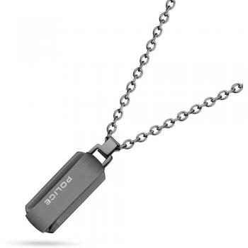 Collar Police Hombre Acero Inoxidable Perforado Gun 500mm PEAGN2211802