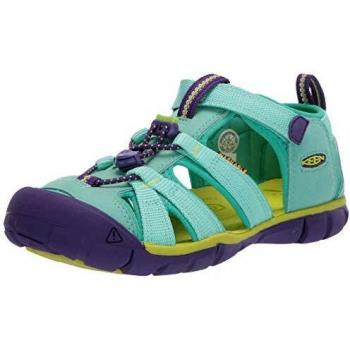 Keen Seacamp II CNX, Sandalia Unisex Niños, Cockatoo/Royal Purple, 47 EU