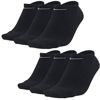 Nike 3Ppk Value No Show, Calcetines Unisex adulto, Negro
