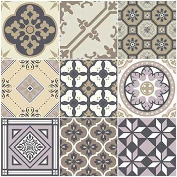 Ambiance-Live col-RV-0350_15x15cm Pegatina de Pared, Vinilo