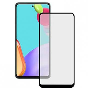 Protector de Pantalla Cristal Templado 9H Full Glue 2.5D Borde Negro para Samsung Galaxy A52