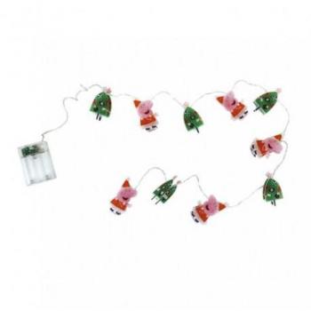Guirnalda de luz con 10 LEDs Peppa Pig