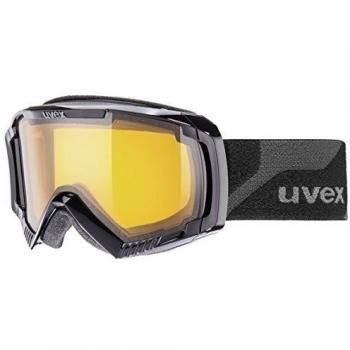 Uvex Apache II Lgl Gafas de esquí, color negro Lasergold Lite/Transparente