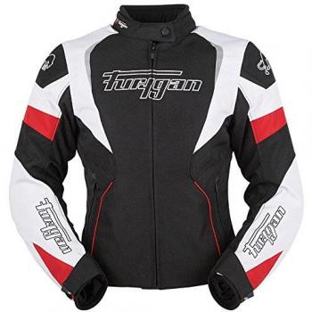 6272-169 XXL Furygan Xenia Ladies Motorcycle Jacket XXL Black Red