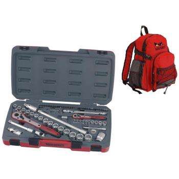 Juego de Llaves de Vaso Combinados Tengtools T1272 1/4-1/2 72 Pzas