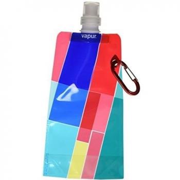 Vapur Reflex Pista Botella de Agua, 0,5 L, Uptown Rectangles Purple/Red