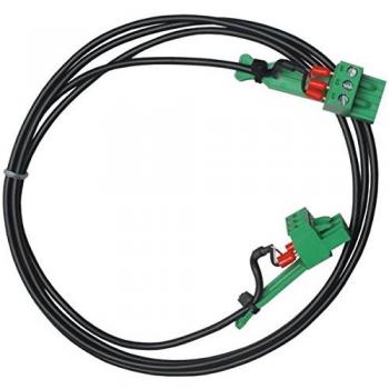 Cable de Audio Euroblock3 1,5m Negro CE3E3 con Conectores Macho