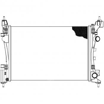 HELLA 8MK 376 728-794 Kühler, Motorkühlung