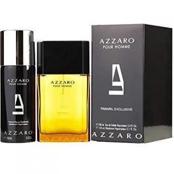 Azzaro Pour Homme Eau de Toilette 100ml with Deodorant Spray 150ml Travel Gift Set