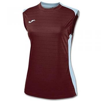 Joma 900246.672 - Camiseta de equipación Tirantes para Mujer, Color Burdeos/Azul Celeste, Talla 2XL