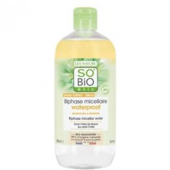 So Bio Étic Agua Micelar Bifásica Pur Bamboo 500ml - Limpia Profundamente