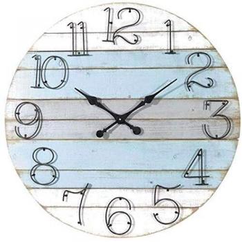 Reloj Redondo de Madera Marine Aubry Gaspard