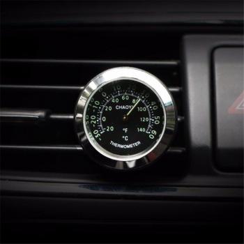 JISHUQICHEFUWU Automoción/Reloj Reloj electrónico del vehículo/Vehículo/Relojes de Cuarzo/Reloj/Tabla/termómetro electrónico de vehículo/Accesorios automotrices, termómetro - Negro