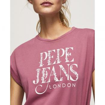 Camiseta Mujer Pepe Jeans Linda - 100% Algodón, manga corta, cuello redondo