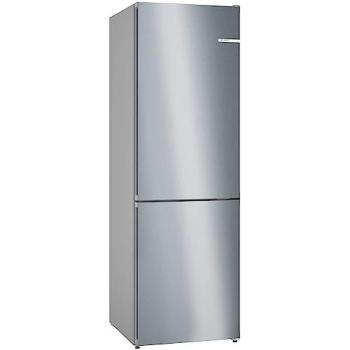 Frigorífico Combinado Bosch Serie 4 KGN362ICF No Frost 186 cm Acero Antihuellas 321L C
