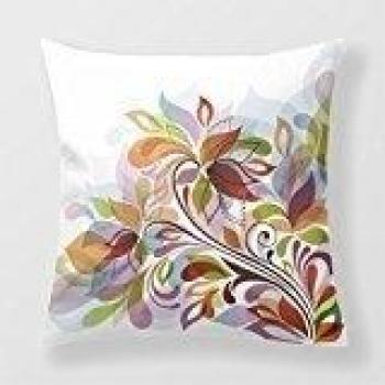 Throw Pillows For Sofa Orange Flower Decorative Throw Pillow Covers