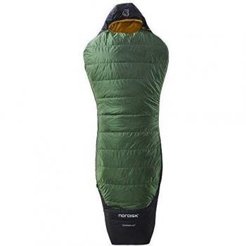 Saco de dormir Nordisk Gormsson Curve M +10ºC verde amarillo