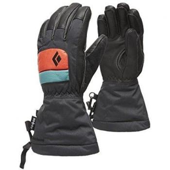 Black Diamond Kids' Spark Warm and Weatherproof Gloves for childen, Unisex niños, Caspian/Rust, Small