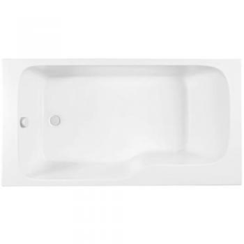 Bañera Ducha Jacob Delafon Malice, Antideslizante, Izquierda, Blanco Mate 170x90cm