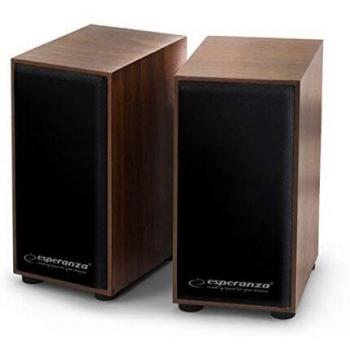 Esperanza EP122 Folk Altavoces para PC 2.0 Madera 6W RMS