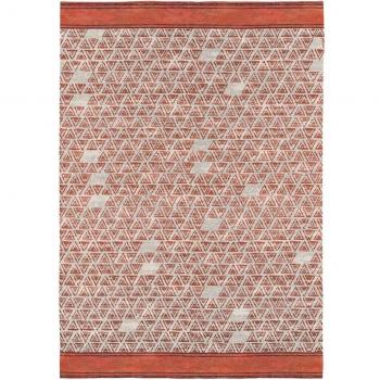 Alfombra de Algodón Decorativa Einar Rugs&Rugs Rojo 80x150 cm / 120x170 cm