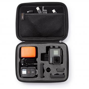 Amazon Basics - Estuche de transporte para GoPro - Pequeño