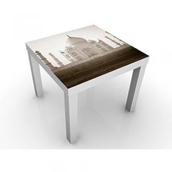 Apalis Mesa de diseño Taj Mahal 55x55x45cm, Tischfarbe:Weiss;Größe:55 x 55 x 45cm
