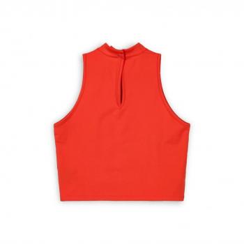Top Grimey Lucky Dragon Rojo - Top de mujer, diseño exclusivo con estampado de dragón rojo, tejido ligero y transpirable, corte ajustado que realza la figura, disponible en varias tallas