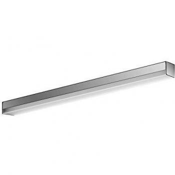 Lámpara LED de abrazadera para espejo horizontal Emco System 2, 400 mm, cromada, luz neutra 4000 K