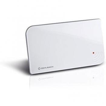 Antena plana activa Oehlbach Scope Vision DVB-T/T2 para interiores, color blanco, con amplificador USB